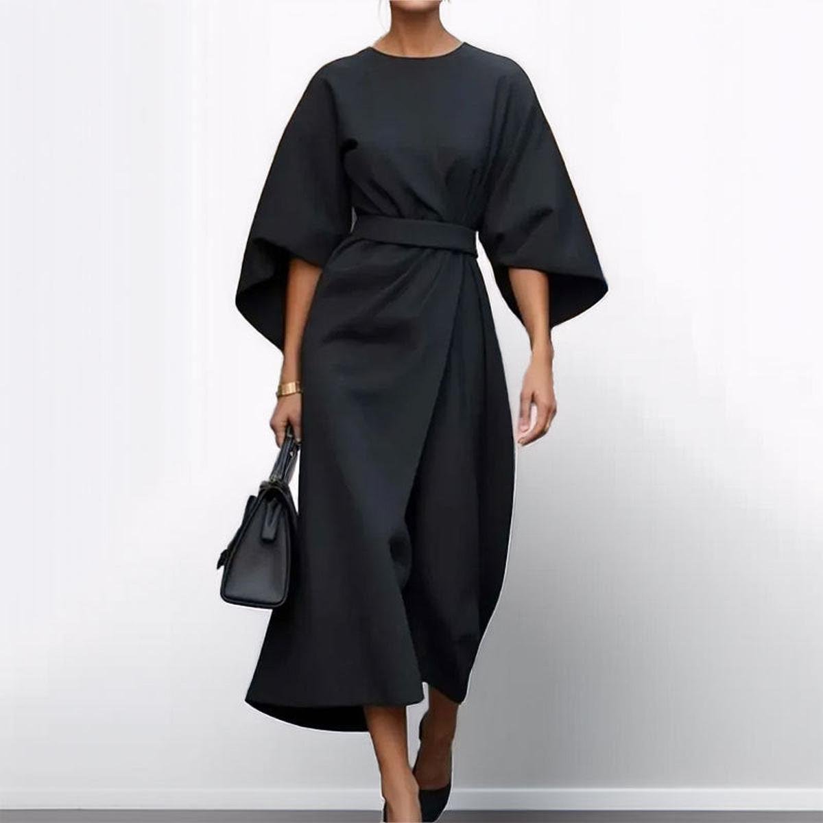 KATARZYNA | MAXIKLEID MIT KIMONOÄRMELN