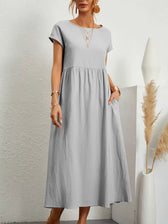 Gabrielle™ — Fliessendes Midi-Kleid mit zeitloser Eleganz