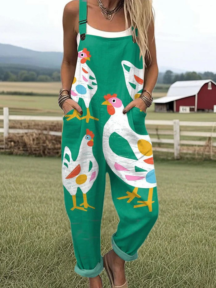 Verspielte Hühner | Jumpsuit
