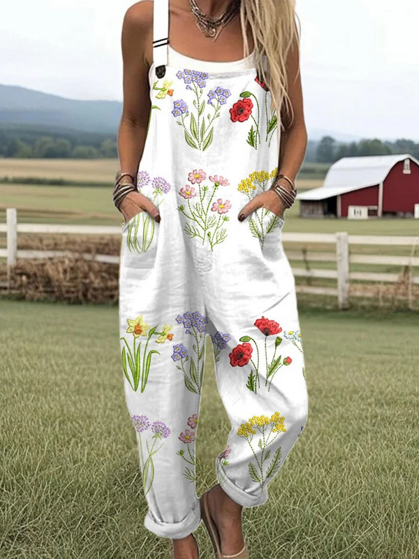Wildblumen Pfad Jumpsuit
