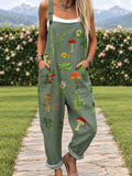 Jumpsuit mit Naturstickerei