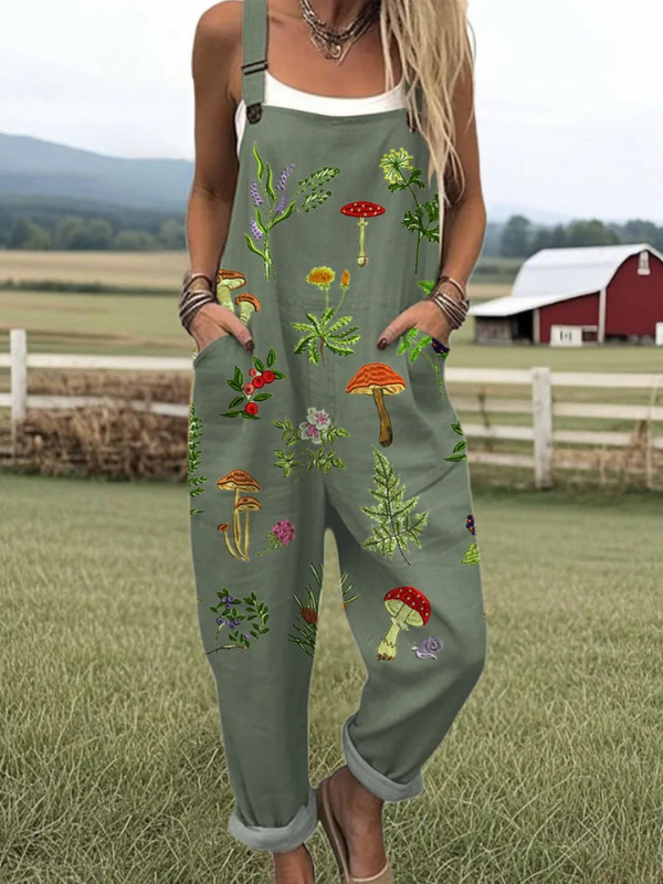 Natur-inspirierte Stickerei | Jumpsuit