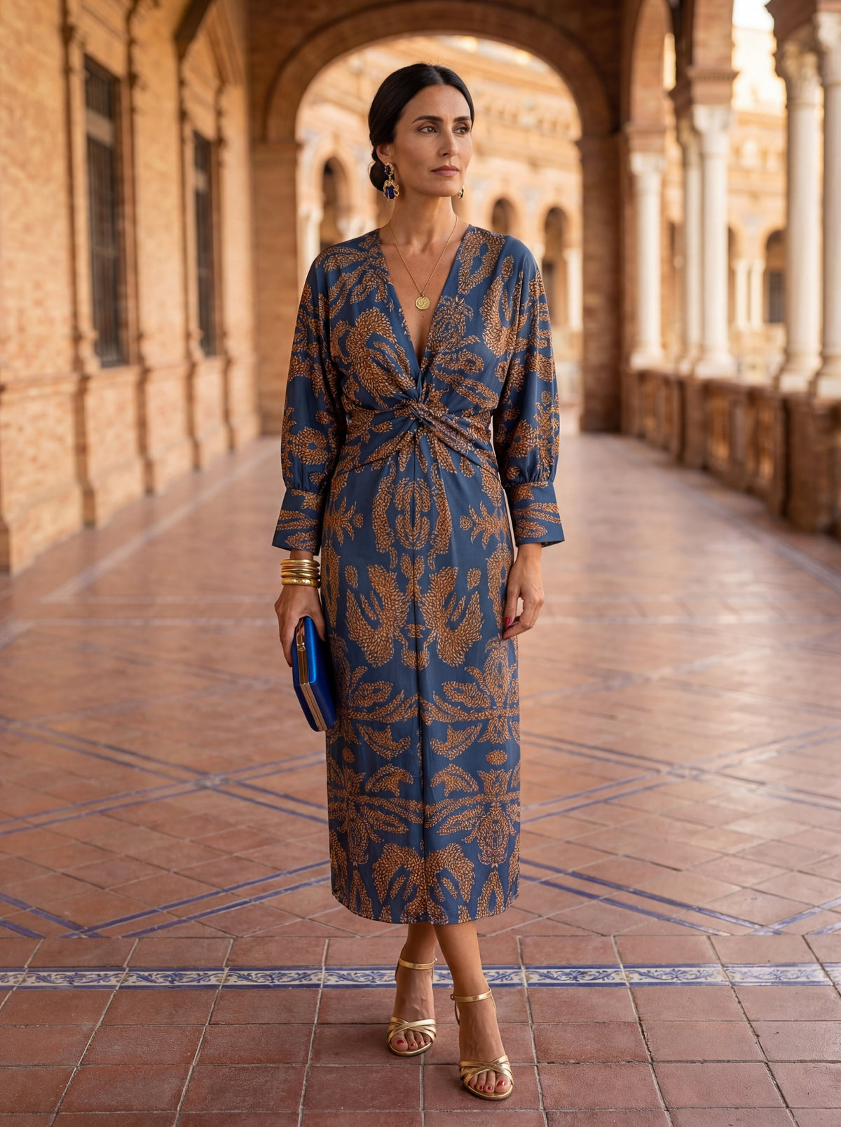 Isadora Midi-Kleid