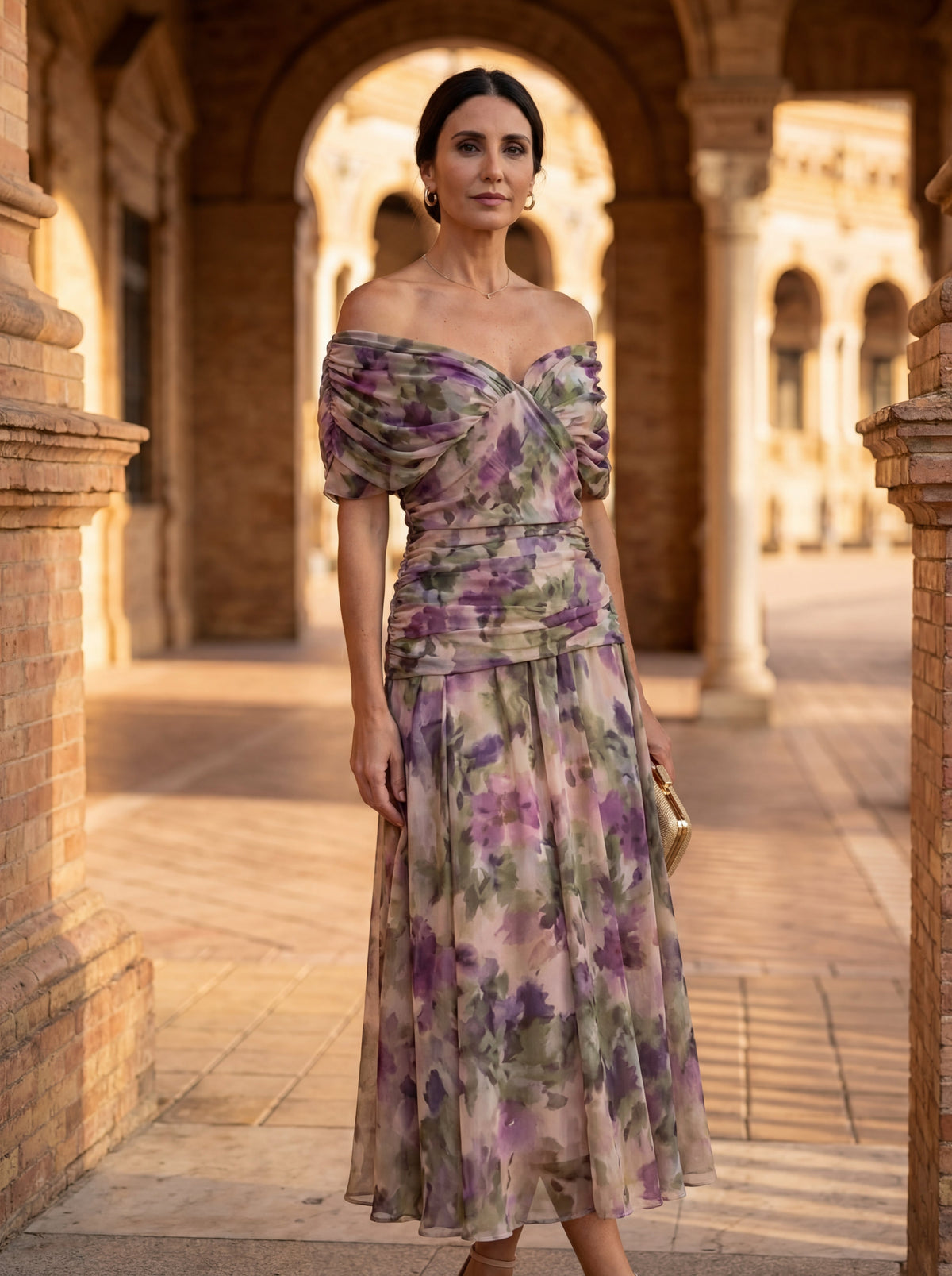 Luisa Kleid V-Ausschnitt