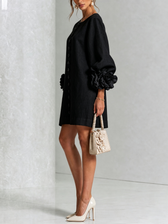 Rosalie - Knopfverschluss Mini-Kleid