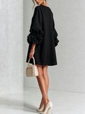 Rosalie - Knopfverschluss Mini-Kleid