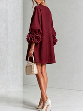 Rosalie - Knopfverschluss Mini-Kleid
