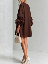 Rosalie - Knopfverschluss Mini-Kleid