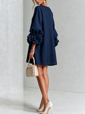 Rosalie - Knopfverschluss Mini-Kleid