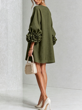 Rosalie - Knopfverschluss Mini-Kleid