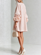 Rosalie - Knopfverschluss Mini-Kleid