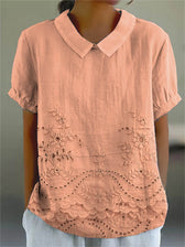 Lily | Blumenbestickte Bluse