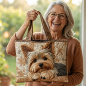 Sarah · Handgefertigte Tasche im Alltag