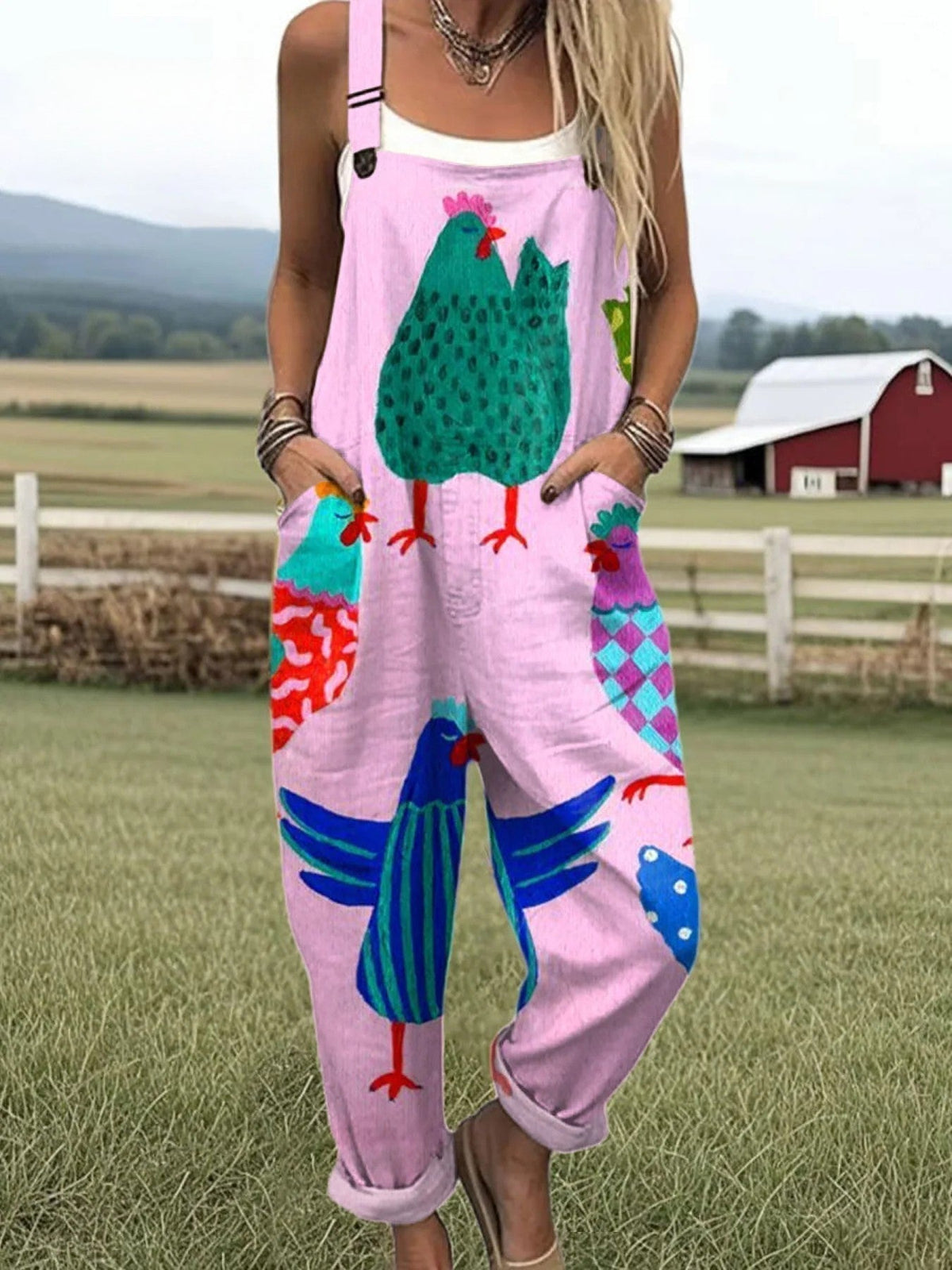 Sonniger Hühnerhof | Jumpsuit