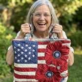 Liberty Rose · Handgefertigte Tasche im Alltag