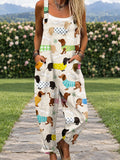 Florence | Jumpsuit mit Hundemuster