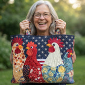Ländlicher Charme · Handgefertigte Tasche im Alltag