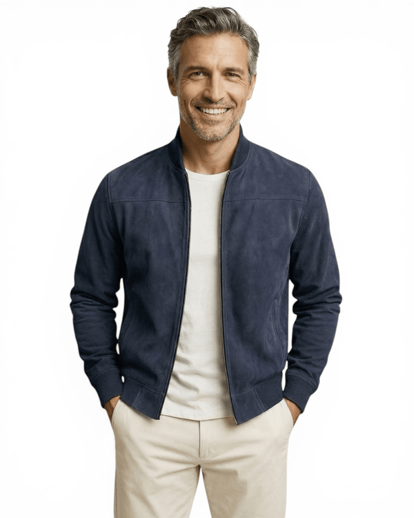 Eleganter Wildledermantel