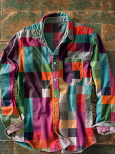 Zavian - Künstlerisches Patchwork-Hemd