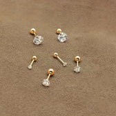 Set aus 3 Paar eleganten Ohrringen
