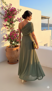 Uma - Locker fallendes Kleid mit elegantem Design