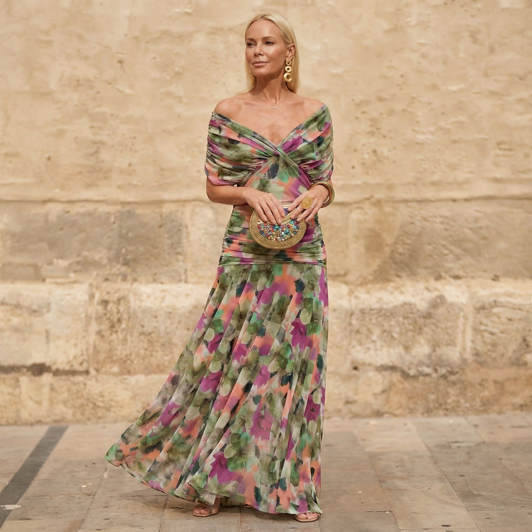 Kelsey | Farbenfrohes Elegantes Kleid