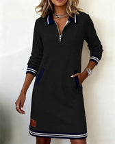 JULI | KLEID MIT LANGEN ÄRMELN