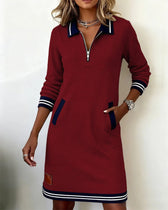 JULI | KLEID MIT LANGEN ÄRMELN