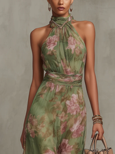 Ruth™ | Maxi-Chiffonkleid