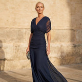 Mikaela | Maxikleid mit schulterfreiem Design
